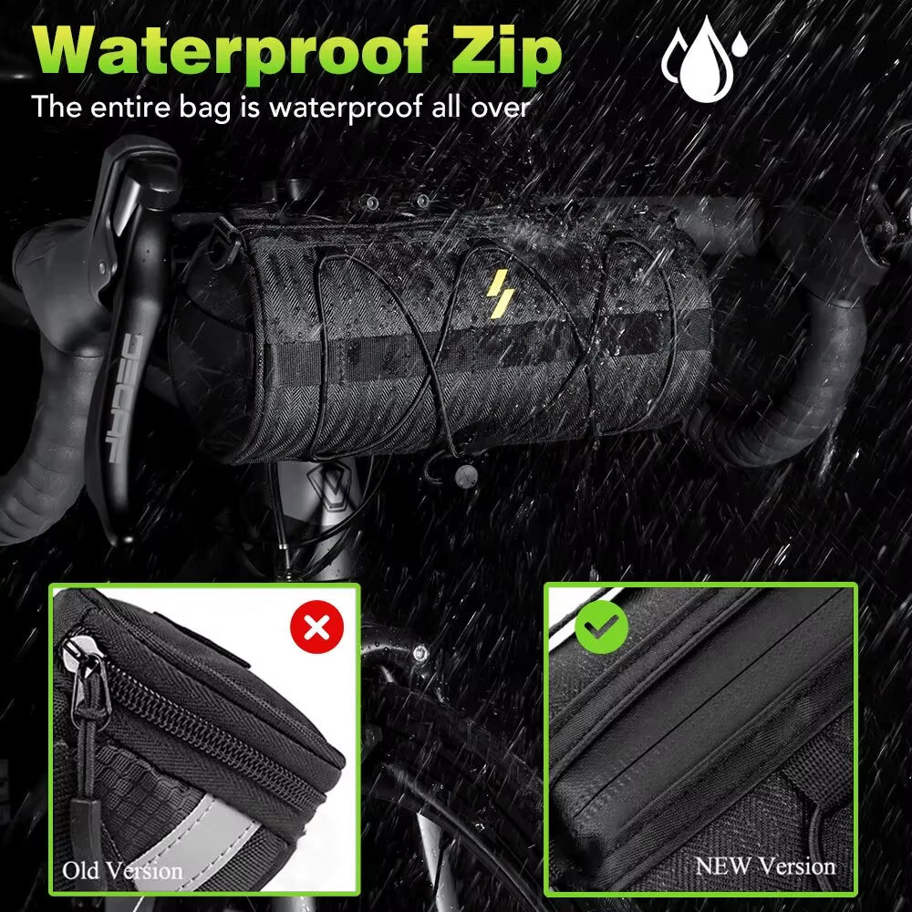 Multifunctional Handlebar Bag for Bicycles - Portable Frame Pannier and Shoulder Bag Accessory