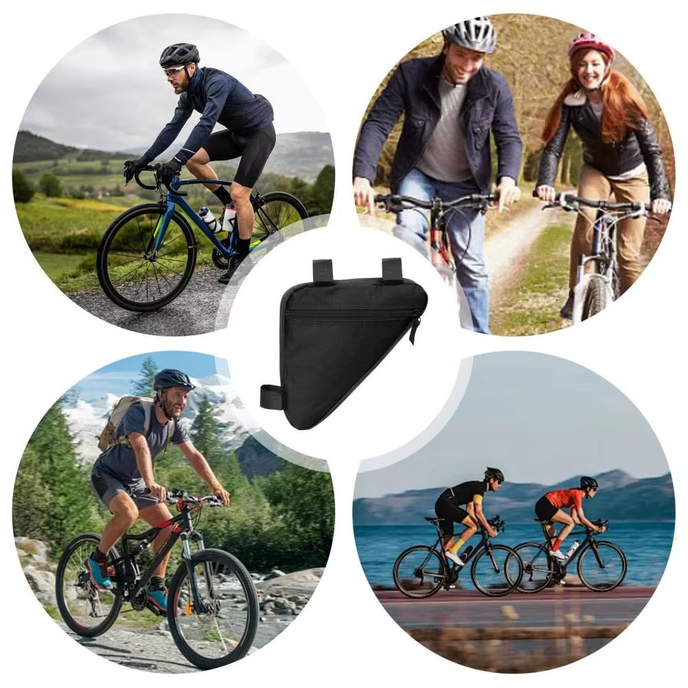 Waterproof Bicycle Frame Triangle Bag - Front Tube Storage and Tool Pack for Cycling Accessories