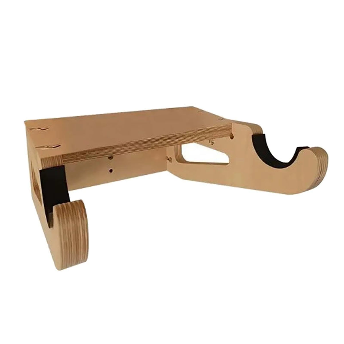 Premium Wooden Bicycle Wall Mount for Garage Display - Space-Saving Bike Hanger and Rack for Road Bikes