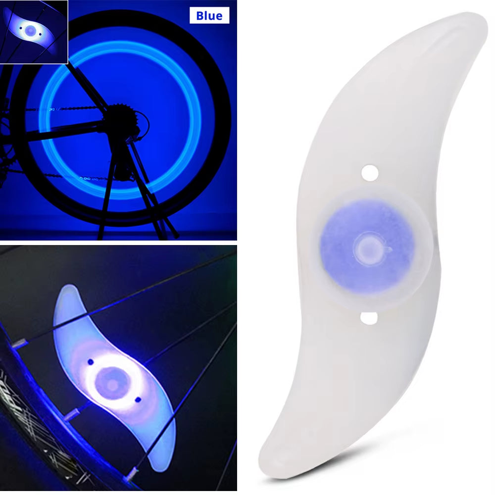 LED Bike Wheel Spoke Lights - 3 Mode Tire Flash Lamps for Enhanced Safety - Easy Installation MTB Bicycle Accessories