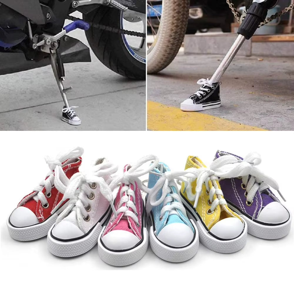 Motorcycle Side Stand Mini Shoe Bicycle Foot Support Kickstand 7.5cm Toy Accessory