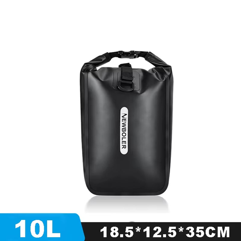100% Waterproof 20L Bicycle Rear Rack Bag - Travel Cycling Pannier for Tail Seat Trunk
