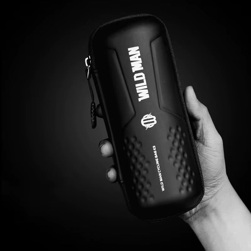 WILD MAN Rainproof Road Bicycle Bag with Integrated Mesh Compartment for MTB Tools and Accessories