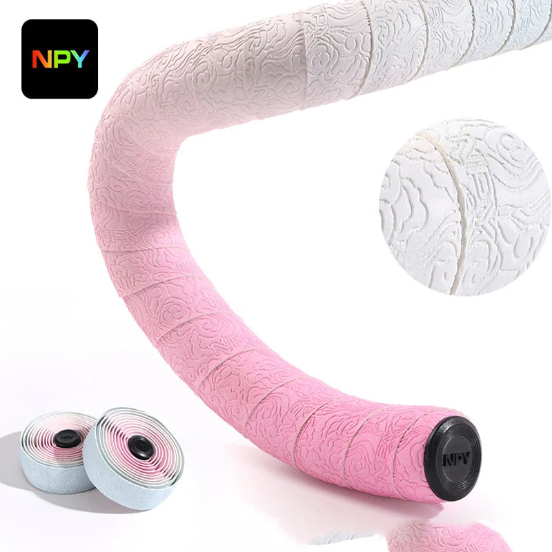 Comfortable Anti-Slip Bicycle Handlebar Tape with Shock Absorption for Road Racing and Cycling