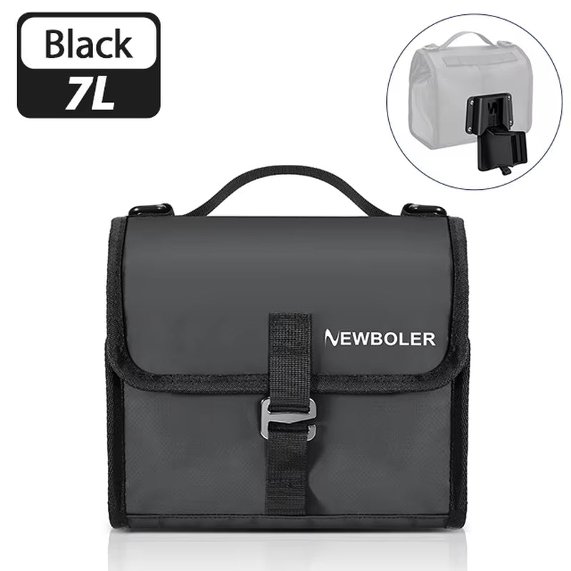 Insulated Waterproof Front Bag for Brompton Bicycles - Quick Release, 4-7L Capacity