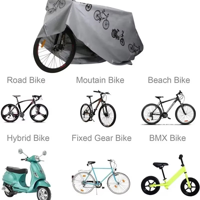Waterproof and Rainproof Bicycle Cover for Mountain Bikes - Outdoor Protection Accessory
