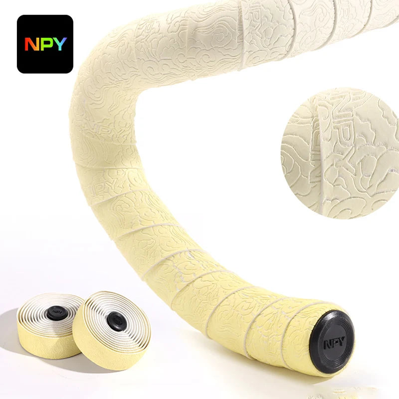 Comfortable Anti-Slip Bicycle Handlebar Tape with Shock Absorption for Road Racing and Cycling
