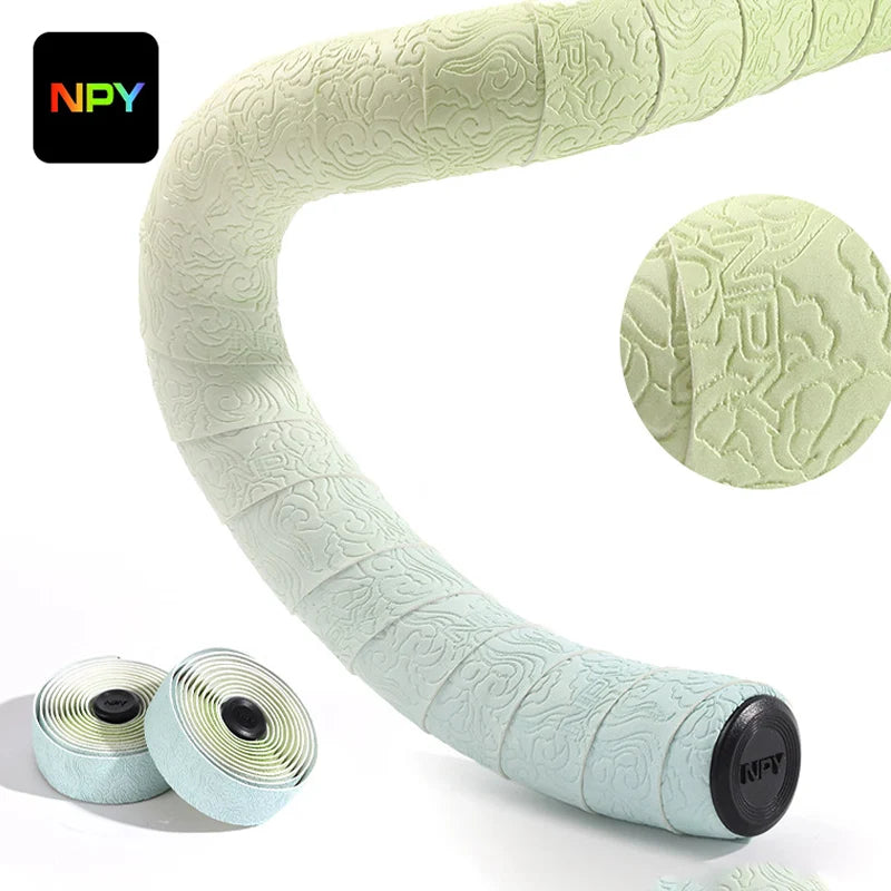Comfortable Anti-Slip Bicycle Handlebar Tape with Shock Absorption for Road Racing and Cycling