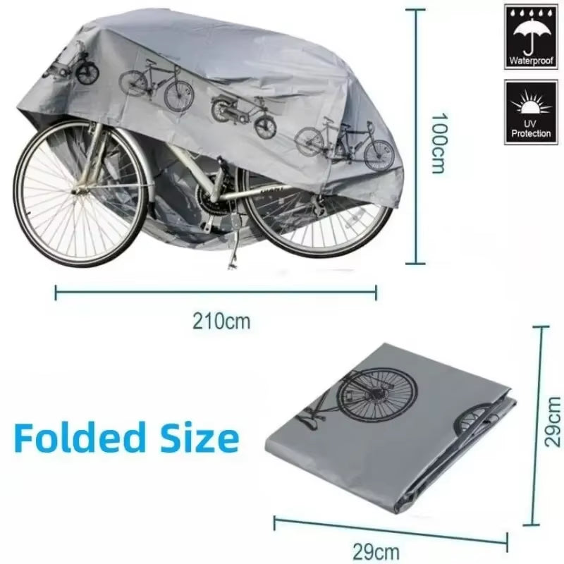 Waterproof and Rainproof Bicycle Cover for Mountain Bikes - Outdoor Protection Accessory