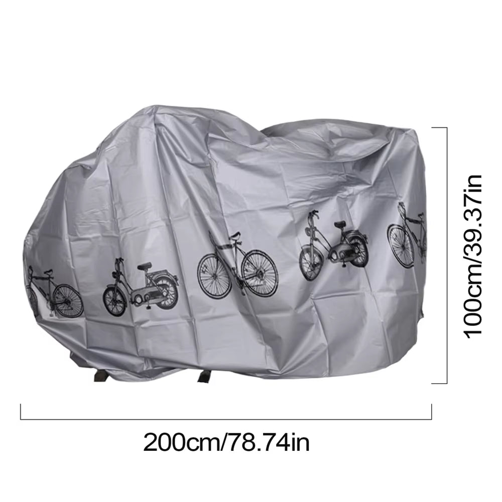 Waterproof Bicycle Cover with Sun Protection and Rain Resistance for Electric Vehicles