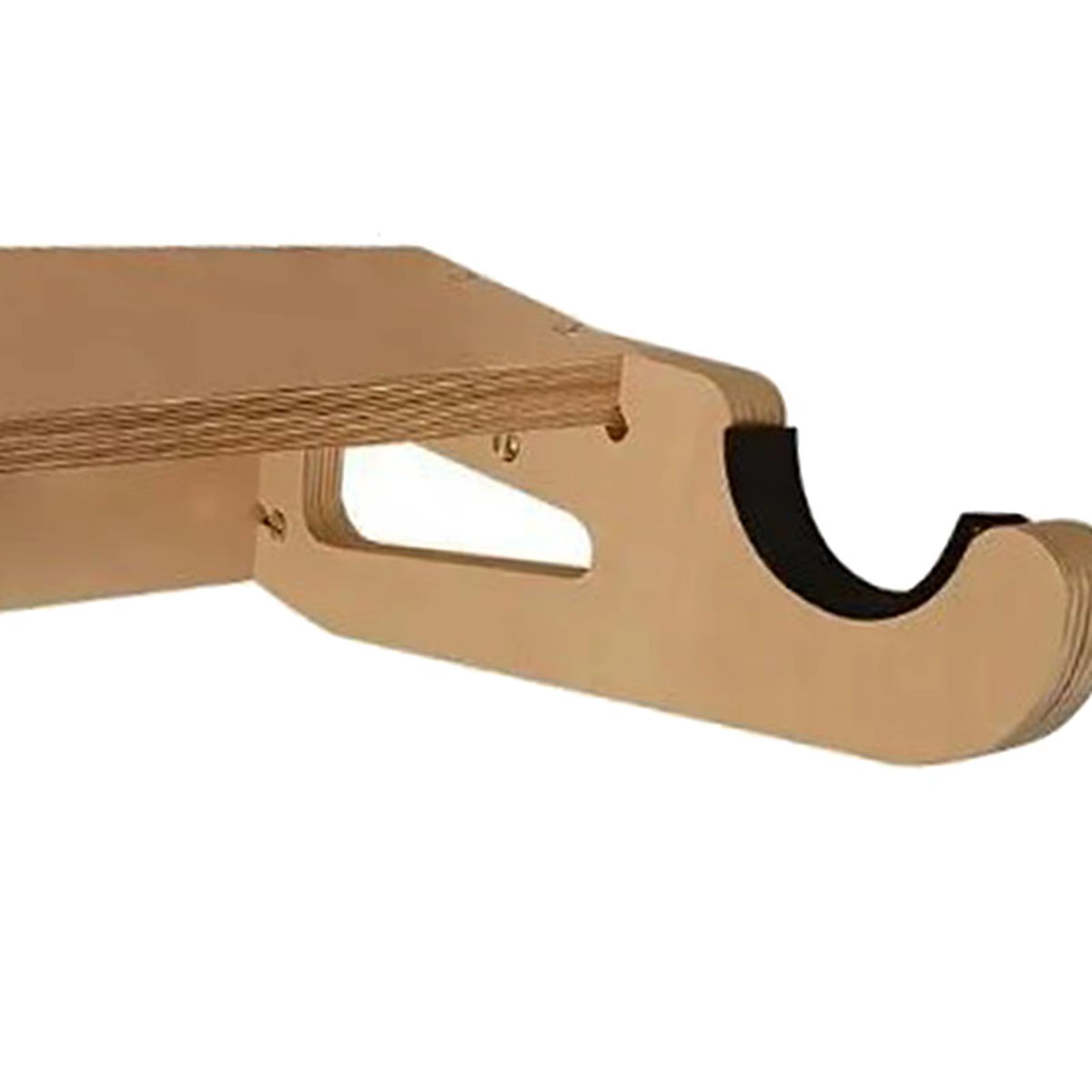 Premium Wooden Bicycle Wall Mount for Garage Display - Space-Saving Bike Hanger and Rack for Road Bikes