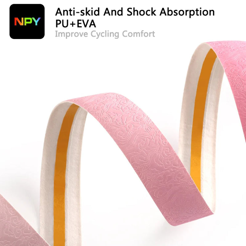 Comfortable Anti-Slip Bicycle Handlebar Tape with Shock Absorption for Road Racing and Cycling