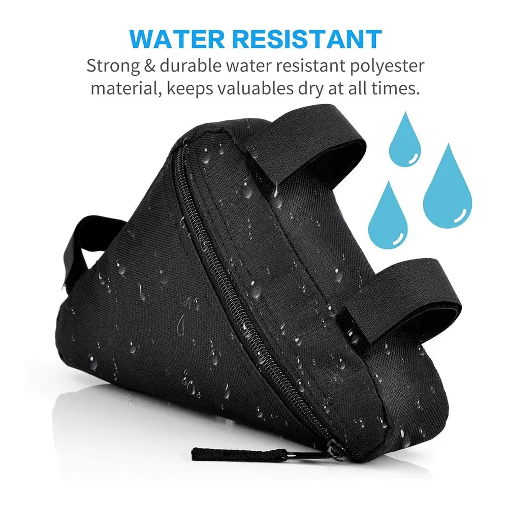 Waterproof Bicycle Frame Triangle Bag - Front Tube Storage and Tool Pack for Cycling Accessories