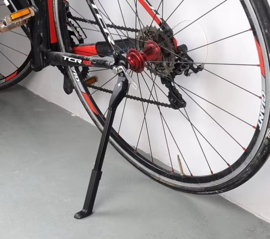 Carbon Fiber Bicycle Foot Support for Mountain Bikes - Rear Folding Parking Frame Accessories