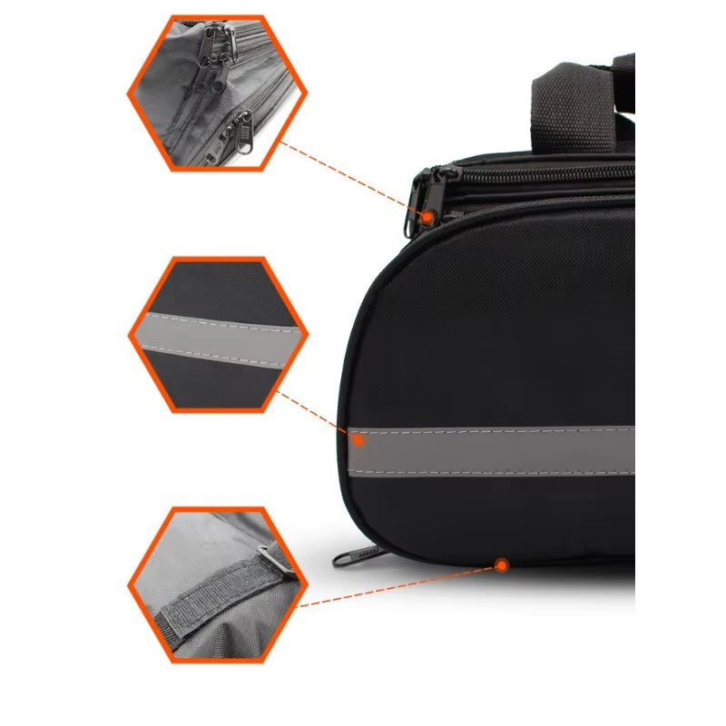 Large-Capacity 27L Waterproof Bicycle Rear Rack Bag for Outdoor Riding and Mountain Cycling