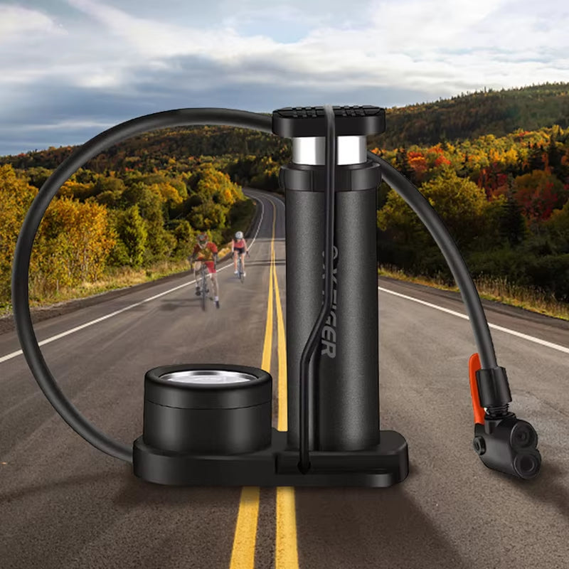 X-TIGER High-Pressure Portable Bicycle Foot Pump - Lightweight Aluminum Alloy Tire Inflator for Mountain Bike Accessories