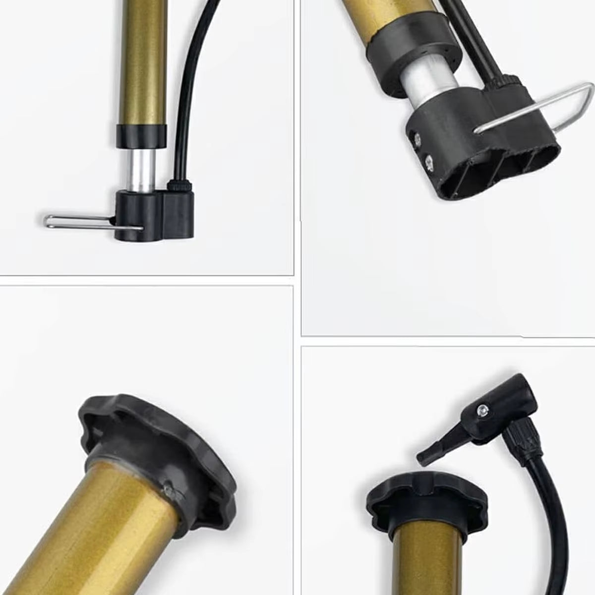 PINMOAP High-Pressure Bicycle Inflator and Multi-Functional Air Pump for Bicycles and Sports Balls