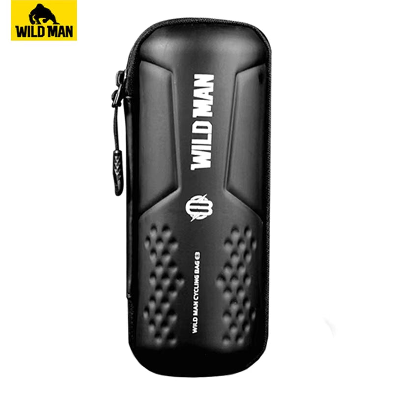 WILD MAN Rainproof Road Bicycle Bag with Integrated Mesh Compartment for MTB Tools and Accessories