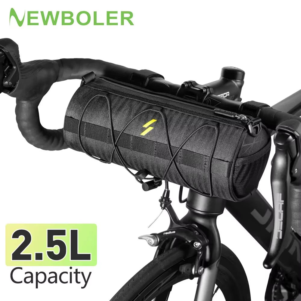 Multifunctional Handlebar Bag for Bicycles - Portable Frame Pannier and Shoulder Bag Accessory