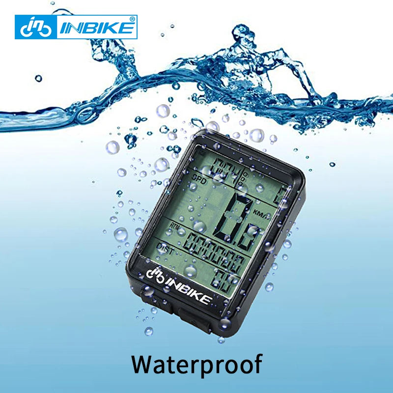 Wireless Waterproof Bicycle Computer - Cycling Speedometer and Odometer for MTB and Road Bikes