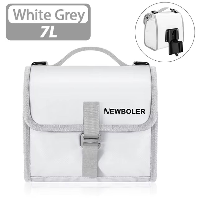 Insulated Waterproof Front Bag for Brompton Bicycles - Quick Release, 4-7L Capacity