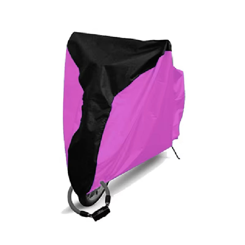 Waterproof Bicycle Cover with UV Protection - Outdoor Rain and Dust Shield in Sizes S/M/L/XL/XXL with Lock Hole