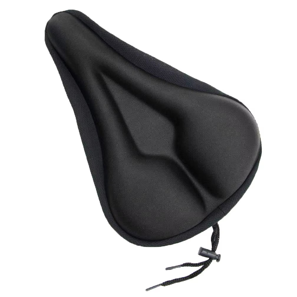 3D Sponge Soft Bicycle Saddle Cover - Breathable Silicone Cushion for Enhanced Comfort