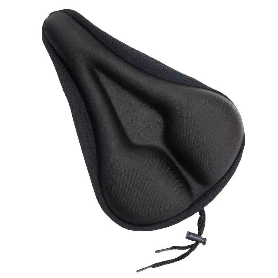 3D Sponge Soft Bicycle Saddle Cover - Breathable Silicone Cushion for Enhanced Comfort