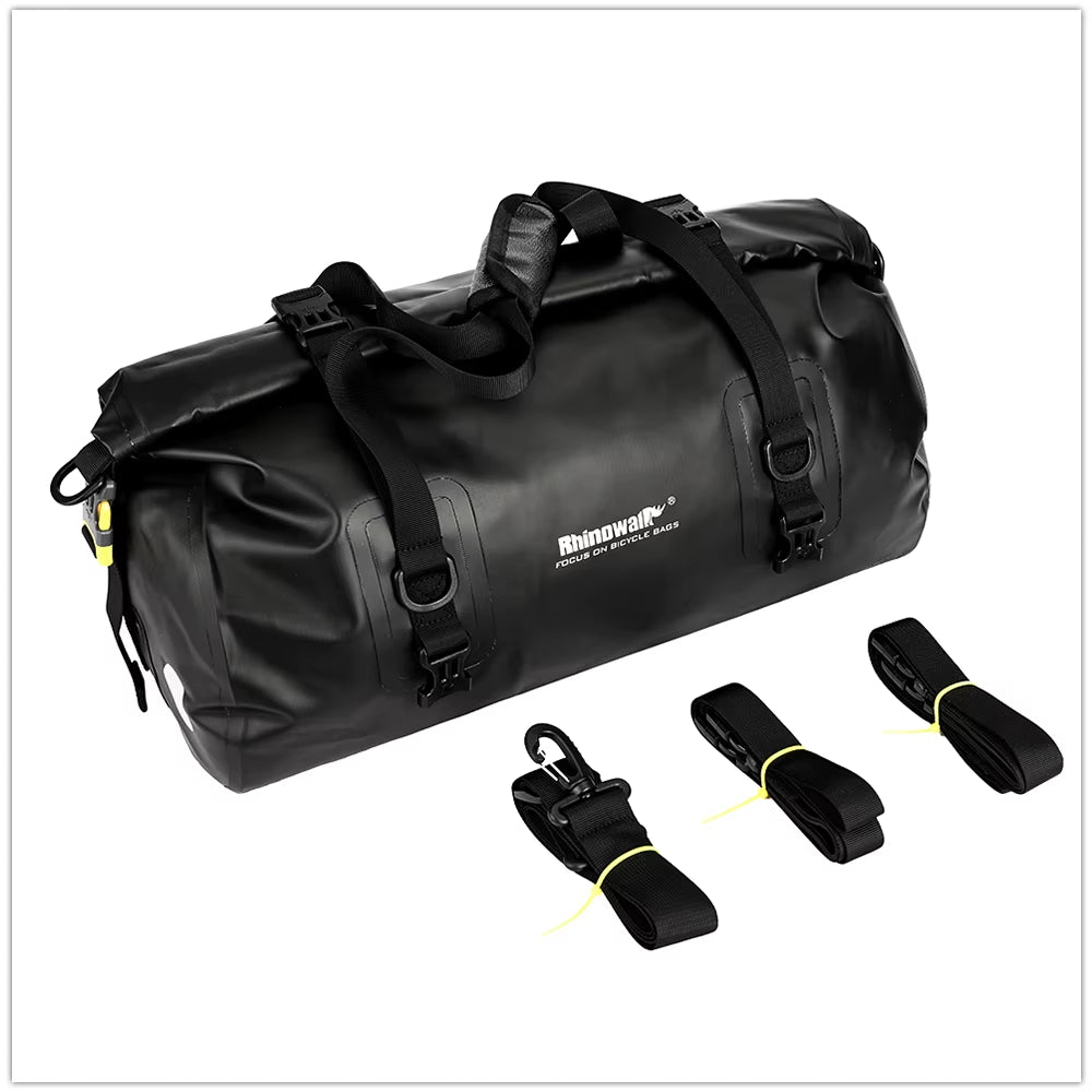 20L Waterproof Bicycle Pannier Bag - Versatile Rear Saddlebag and Shoulder Bag for Bikepacking and Gym Use
