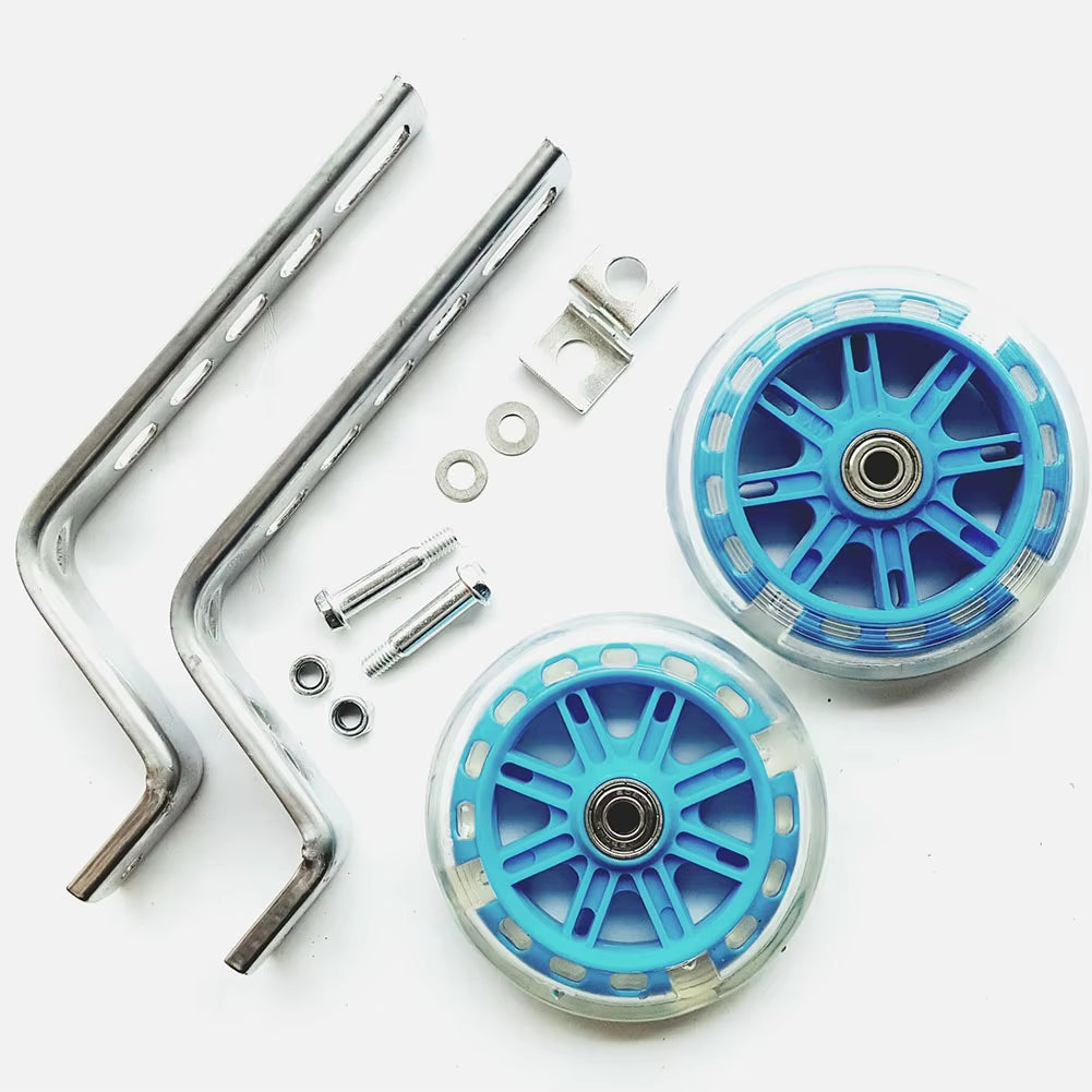 Heavy-Duty Training Wheels for Children's Bicycles (12-20") - Complete Accessory Set
