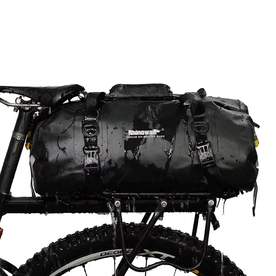 20L Waterproof Bicycle Pannier Bag - Versatile Rear Saddlebag and Shoulder Bag for Bikepacking and Gym Use