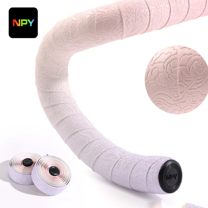 Comfortable Anti-Slip Bicycle Handlebar Tape with Shock Absorption for Road Racing and Cycling