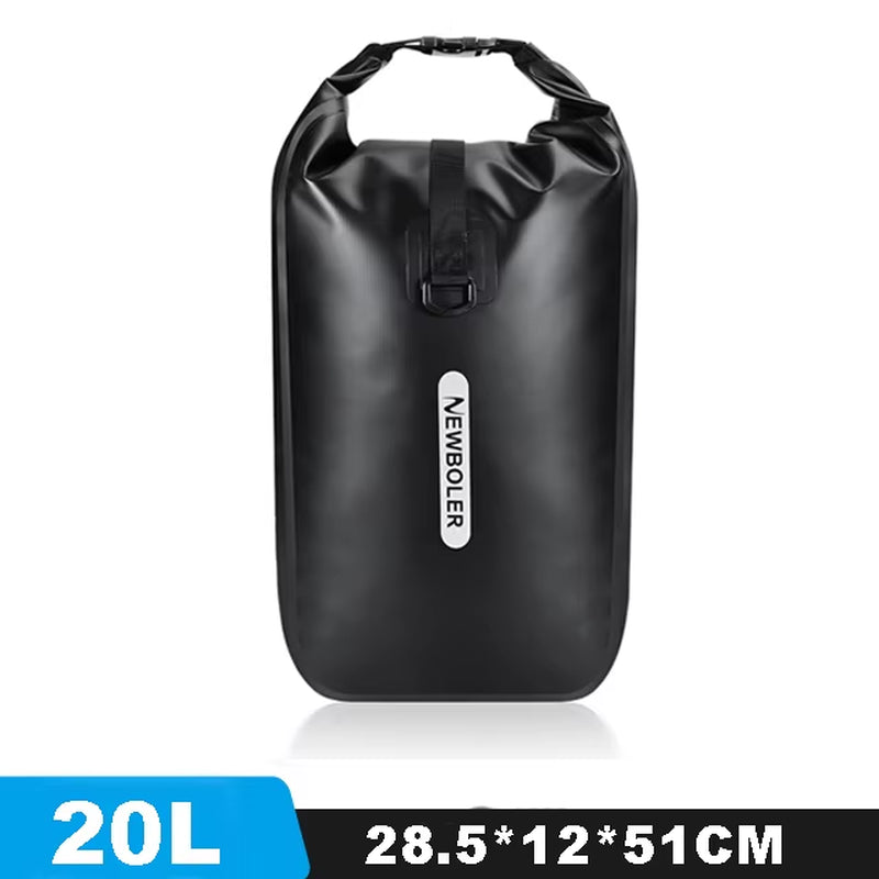 100% Waterproof 20L Bicycle Rear Rack Bag - Travel Cycling Pannier for Tail Seat Trunk
