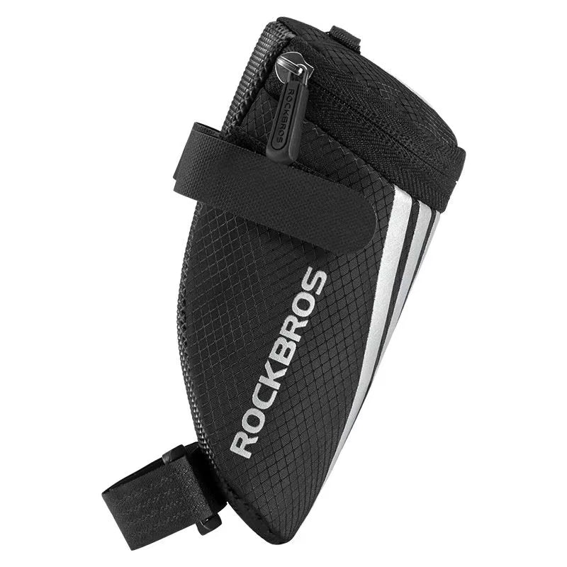 Portable Reflective Saddle Bag for MTB and Road Bikes - Nylon Tail Seatpost Bicycle Panniers and Accessories