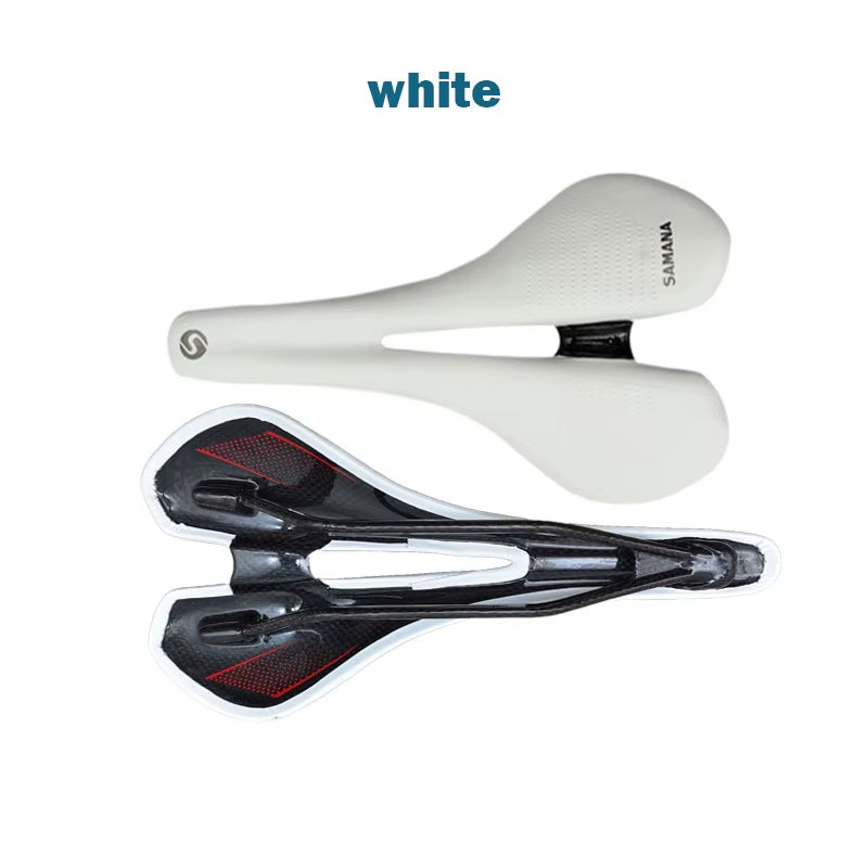 Carbon Saddle Road MTB Bicycle Saddle for Men - Trail Comfort Racing Seat, 270 x 168 mm