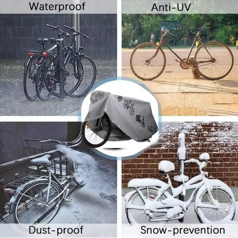 Waterproof and Rainproof Bicycle Cover for Mountain Bikes - Outdoor Protection Accessory