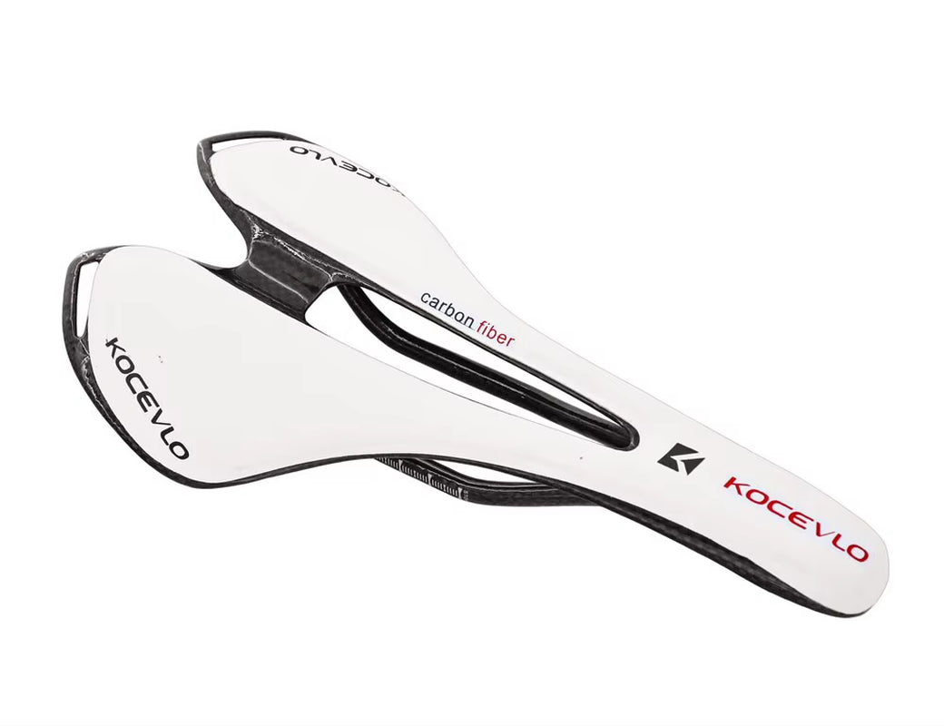 T800 Carbon Fiber and Leather Ultralight Road and MTB Bicycle Saddle