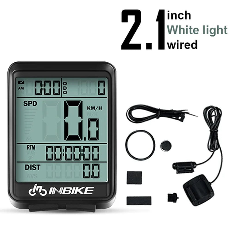 Wireless Waterproof Bicycle Computer - Cycling Speedometer and Odometer for MTB and Road Bikes
