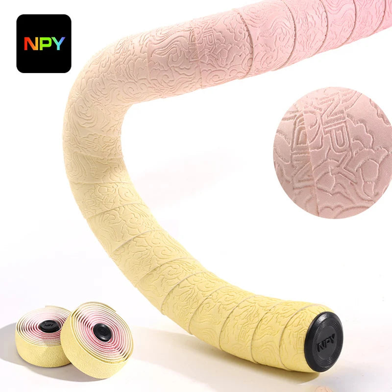 Comfortable Anti-Slip Bicycle Handlebar Tape with Shock Absorption for Road Racing and Cycling