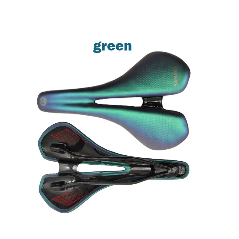 Carbon Saddle Road MTB Bicycle Saddle for Men - Trail Comfort Racing Seat, 270 x 168 mm