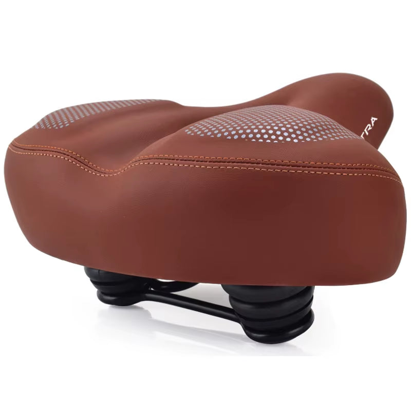 Oversized Extra Soft Padded Bicycle Seat Cushion for Men and Women - Comfortable Large Bike Saddle for Mountain Riding