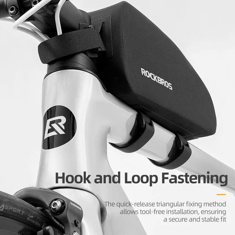 Large Capacity Waterproof Hard Shell Bicycle Frame Bag for MTB and Road Bikes