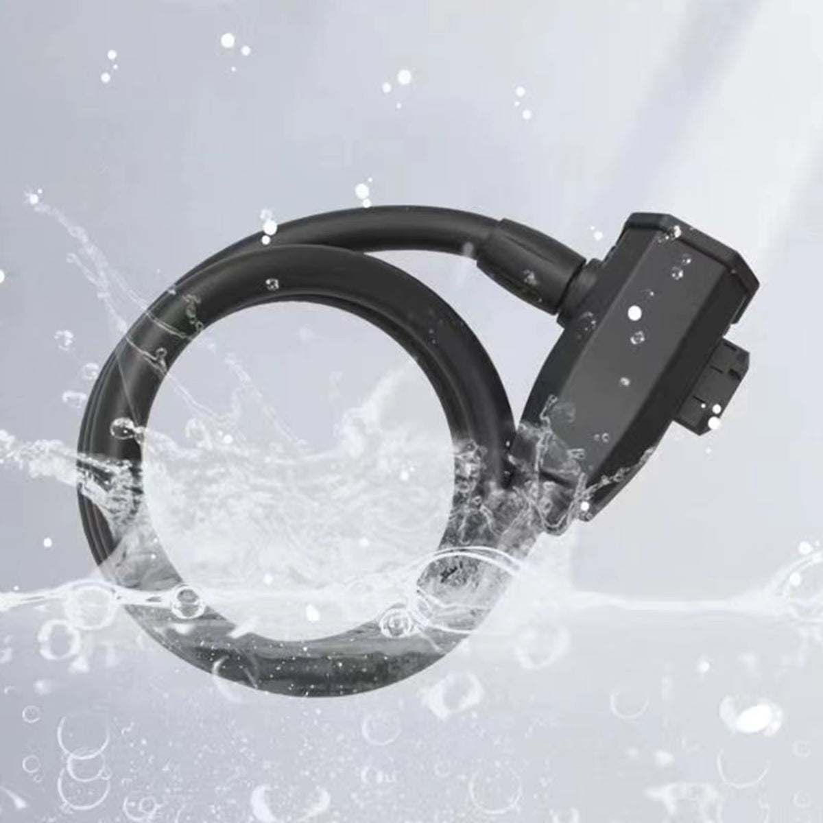 USB Rechargeable Heavy-Duty Anti-Theft Fingerprint Bicycle Lock with IP65 Waterproof Cable for Bicycle Accessories