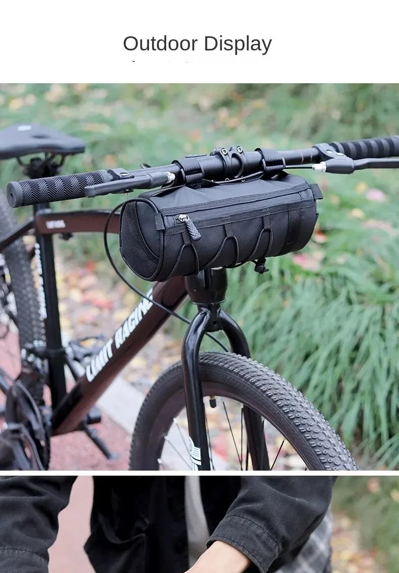 Multifunctional Front Bicycle Bag for Mountain Bikes - Outdoor Storage Solution and Accessories