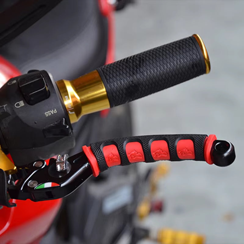 Motorcycle Brake Handle Silicone Sleeve Soft Anti-Slip Durable Moto Bicycle Protective Handlebar Moto Equipments Accessories