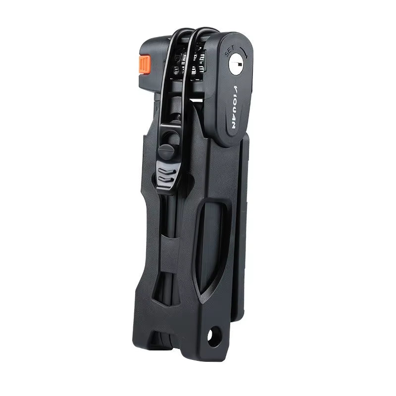 Foldable Bicycle Lock - Anti-Theft Security Chain for MTB, Road, Scooters, and Electric Bikes