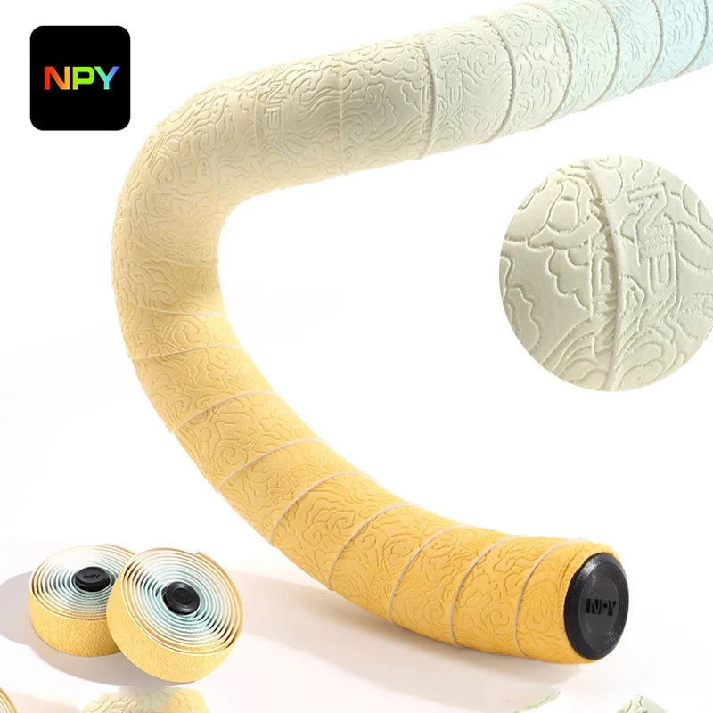 Comfortable Anti-Slip Bicycle Handlebar Tape with Shock Absorption for Road Racing and Cycling