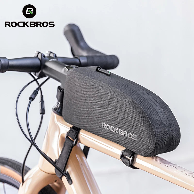Large Capacity Waterproof Hard Shell Bicycle Frame Bag for MTB and Road Bikes