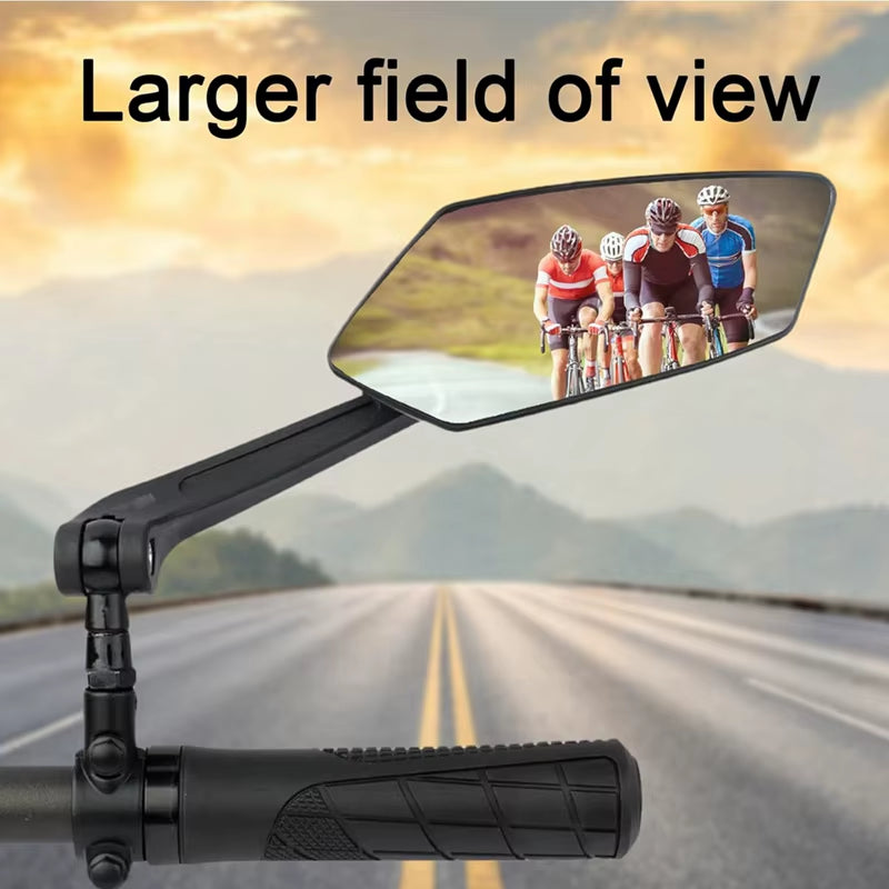 Adjustable Rotatable Rear View Mirror for Mountain and Road Bicycles – Enhanced Safety for Outdoor Cycling