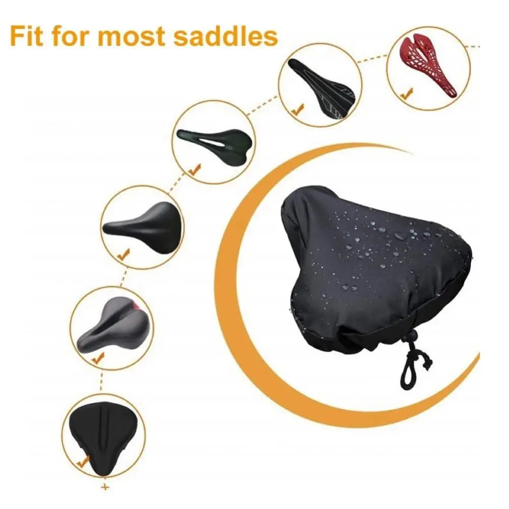 Waterproof Outdoor Bicycle Seat Cover with UV Protection - Dust and Rain Shield for MTB Cycling Accessories